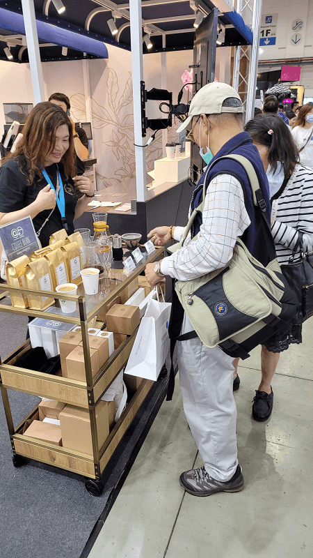 2020台灣國際咖啡展會上的Cica自家精品咖啡