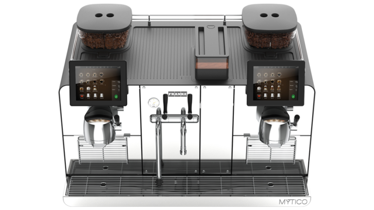 自家Cicapro代理的Mytico義式咖啡機正面府視角30度照片