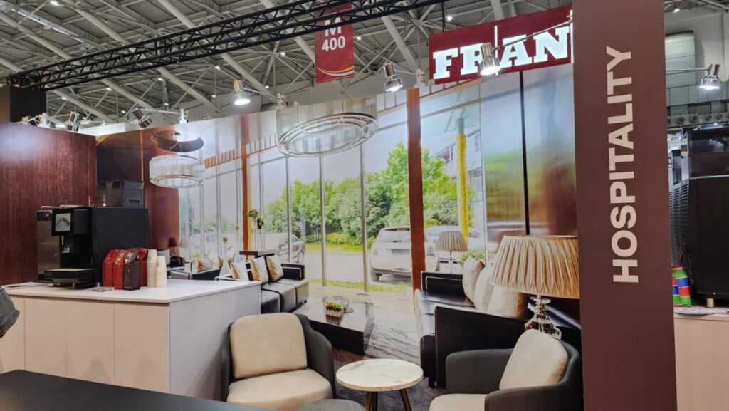 CicaPro自家於2022台灣國際咖啡展-最新咖啡科技與精品咖啡分享 FRANKE A400咖啡機展覽現場