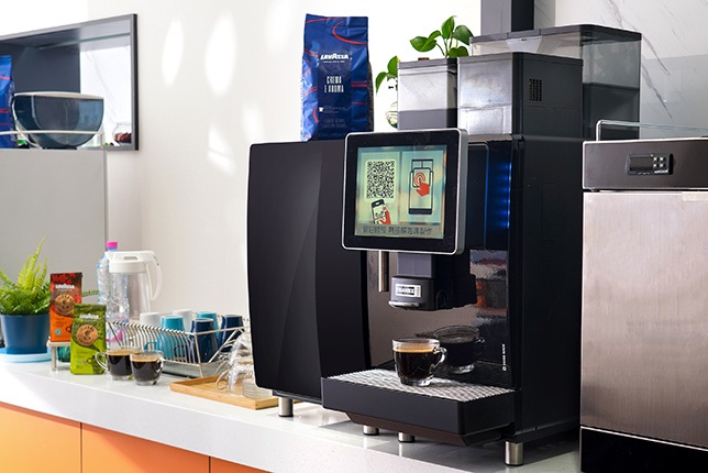 Lavazza與Franke咖啡機攜手提供防疫咖啡服務,咖啡機由Franke代理商自家(股)有限公司提供