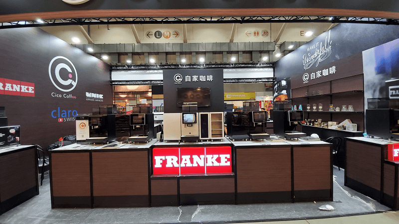 台灣國際咖啡展2019年自家公司FRANKE Aline咖啡機圖4